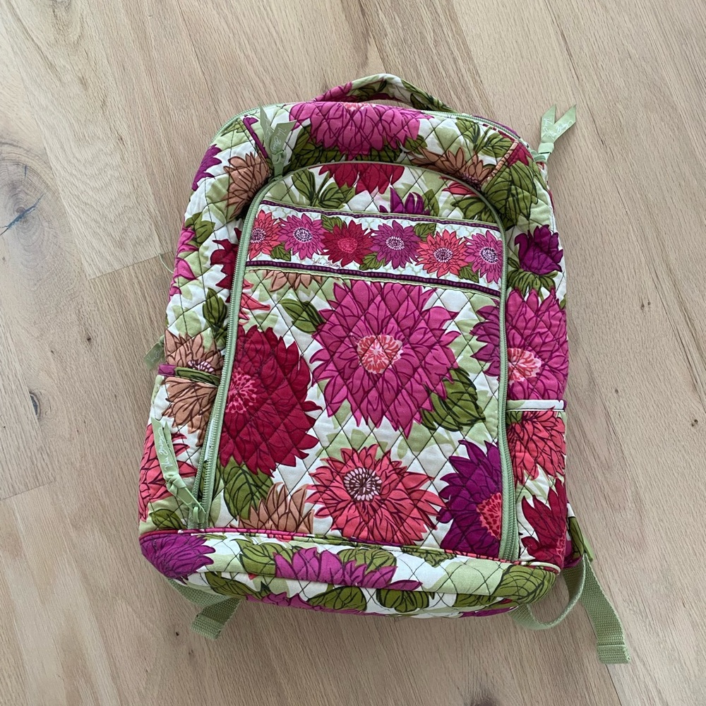 Vera Bradley Computer Work Laptop Backpack